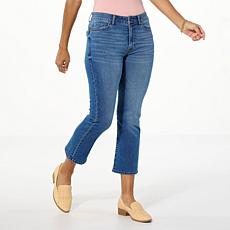 G by Giuliana Black Label Mid-Rise EcoChic Denim Kick Crop Jean