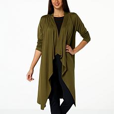 G by Giuliana G-Knit Cascading Duster Cardigan