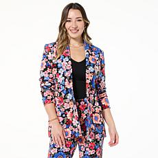 G by Giuliana Printed Knit Blazer