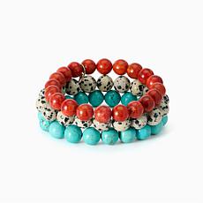 GemHues Multi-Gemstone Stretch Bracelet