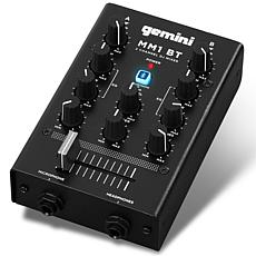 Gemini MM1BT 2 Channel Professional DJ Mixer with Bluetooth Input