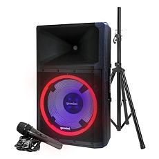 Gemini Powerful Bluetooth 15 Inch Party Speaker with Stand