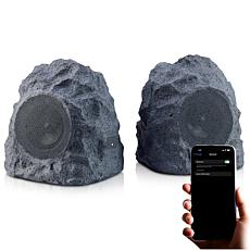 Gemini Sound GHRK-400-PR Rechargeable Bluetooth Rock Speakers IPX5