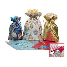 GiftMate 12-Piece Scallop Gift Bags with Gift Tags