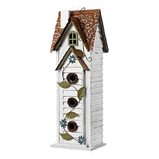 Glitzhome 24.25" Villa-Style 3-Tier Solid Wood Birdhouse