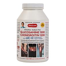 Glucosamine and Chondroitin with UC-II - 600 Capsules