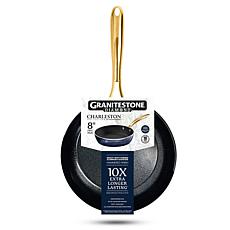 Granitestone Charleston Hammered Navy 8'' Nonstick Fry Pan