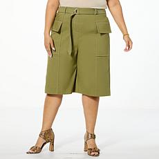 GREY by Jhoan Sebastian Belted Bermuda Short