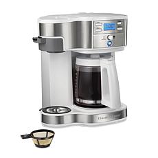 Hamilton Beach 2-Way Programmable Coffee Maker, Single-Serve or 12-Cup