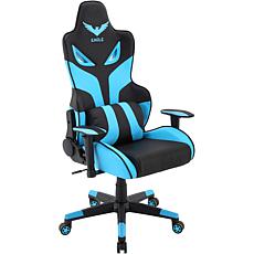 Hanover Black/Blue Commando Gaming Chair w/Gas Lift & Lumbar Support