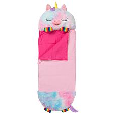 Happy Nappers: Pillow & Sleepy Sack: Large Rainbow Unicorn, 66" x 30"