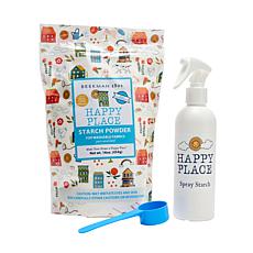 Happy Place Starch Powder Laundry Additive with Spray Bottle