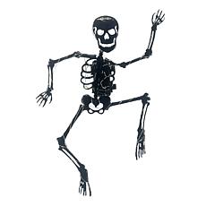 Haunted Hill Farm 2.3-Ft. LED Metal Skeleton Decoration with Stake ...