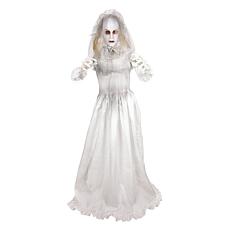 Haunted Hill Farm 5.5-Ft. Standing Double Face Bride Animatronic