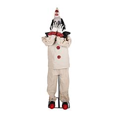 Haunted Hill Farm 5.6-Ft. Standing Pop-Up Clown Animatronic