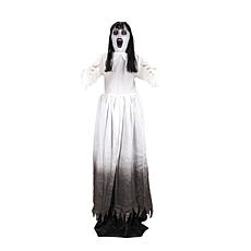 Haunted Hill Farm 5.9-Ft. Standing Raising Lady Animatronic