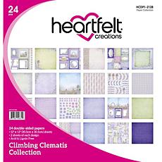 Heartfelt Creations Climbing Clematis Paper Collection