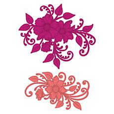 Heartfelt Creations Feathery Florals Die