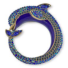 Heidi Daus Playful Porpoise Crystal-Encrusted Pin