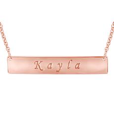 Heights Jewelers Personalized Engraved Necklace - Plated