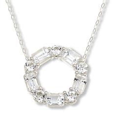 Herkimer Mines "Diamond" Quartz  Endless Circle 18" Necklace