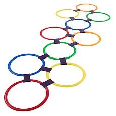 Hey! Play! Indoor/Outdoor Hopscotch Ring Game