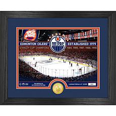 Highland Mint Limited Edition NHL Team Photo Mint - Edmonton Oilers