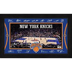 Highland Mint New York Knicks Signature Court 12" x 20" Wood Frame