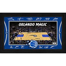 Highland Mint Orlando Magic Signature Court 12" x 20" Wood Frame