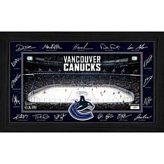 Highland Mint Vancouver Canucks 2025–26 Signature Rink 12" x 20"