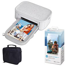HP Sprocket Studio Plus 4" x 6" Instant Photo Printer & Photo Paper