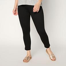 HUE Classic Denim Skimmer Legging with Side Slits