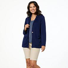 HUE French Terry Knit Blazer