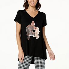HUE Perfect Graphic Legging Tee