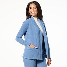 HUE Ribbed Sweater Knit Cardigan