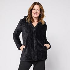 Hue Soft Sherpa Zip Jacket