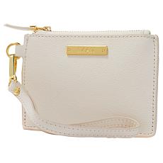 IMAN Global Chic Pebbled Leather Wristlet Wallet
