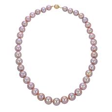 Imperial Pearls 18" 14K 9-11mm Pink Cultured Pearl Strand Necklace