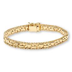 Imperial Silver 2-Row Cobblestone Bracelet