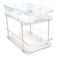 Improvements 2-Tier Organizer with Removable Dividers