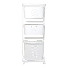 Improvements 3-Tier Utility Basket Set with Handles