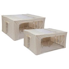 Improvements Collapsible XL Storage Bins - Set of 2