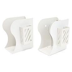 Improvements Expandable Metal Bookshelf - Set of 2