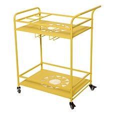 Improvements Mobile Trolley Rolling Bar Cart