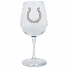 Indianapolis Colts 12.75oz. Stemmed Wine Glass