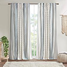 INK+IVY Imani Cotton Printed Window Panel 50"W x 108"L