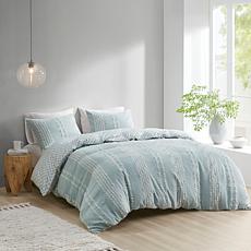 INK+IVY Kara 3-Piece Cotton Jacquard Comforter Set - King/Cal King