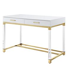 Inspired Home High-Gloss Finish Writing Desk - Maximo