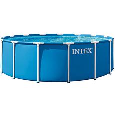Intex Metal Frame Pool 15ft x 48in with Pump & Ladder