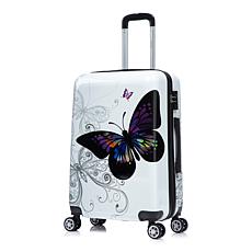 InUSA Prints 24" Hardside Lightweight Spinner Suitcase